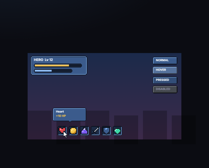 The HUD preview